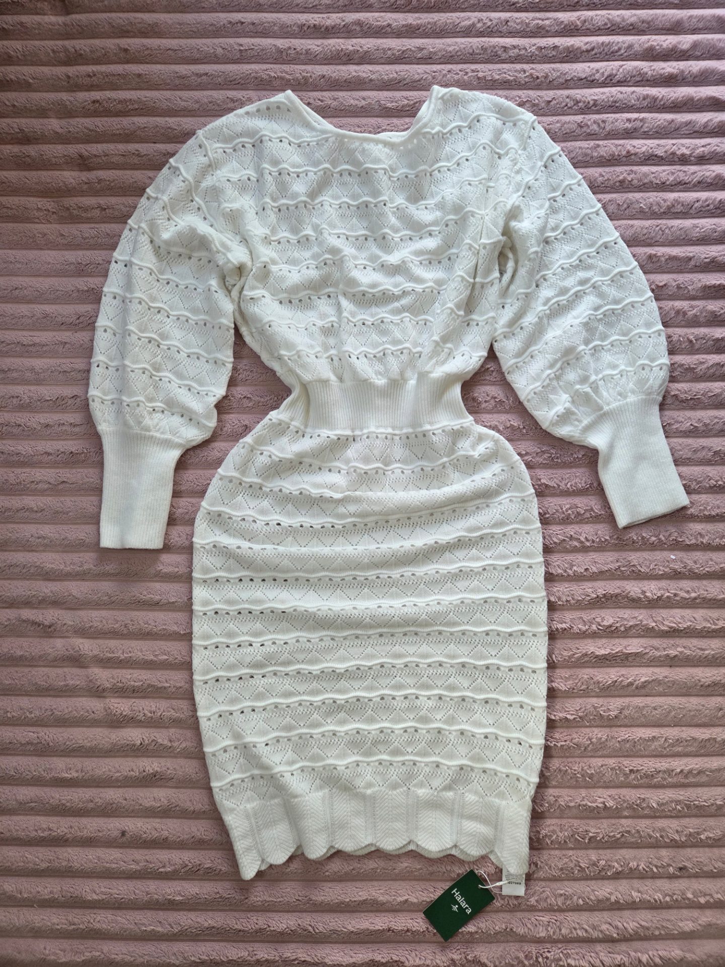 Knitted Jumper Dress L