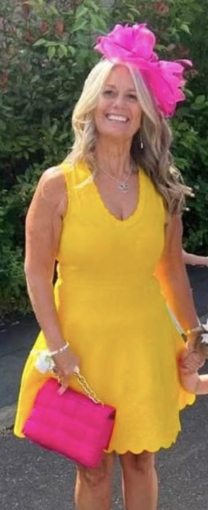 Karen Millen yellow dress