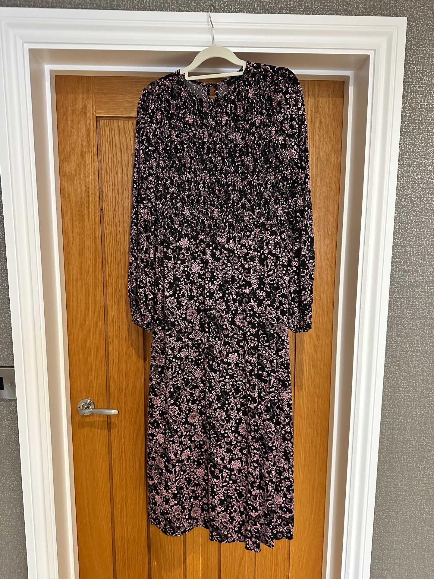 Autumnal midi dress
