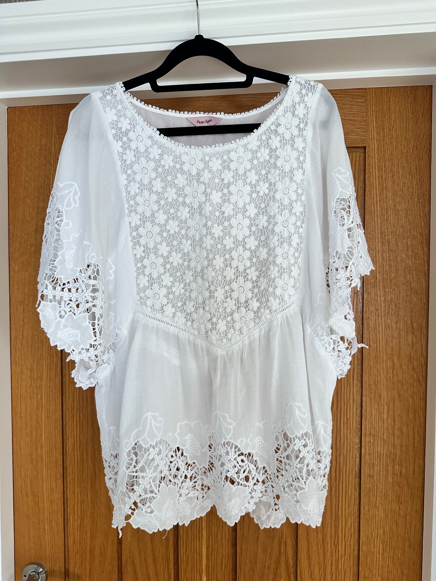 Phase eight embroidery top