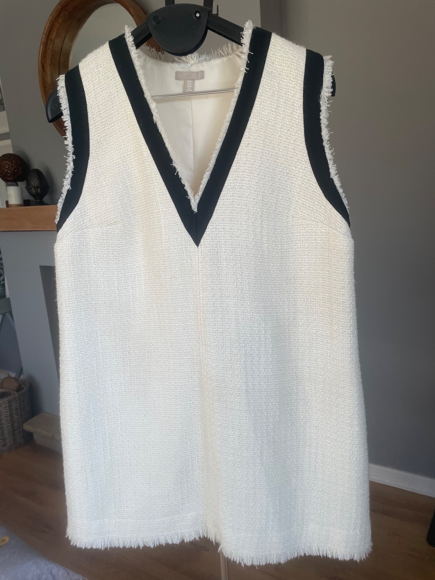 H&M cream dress. Size XL