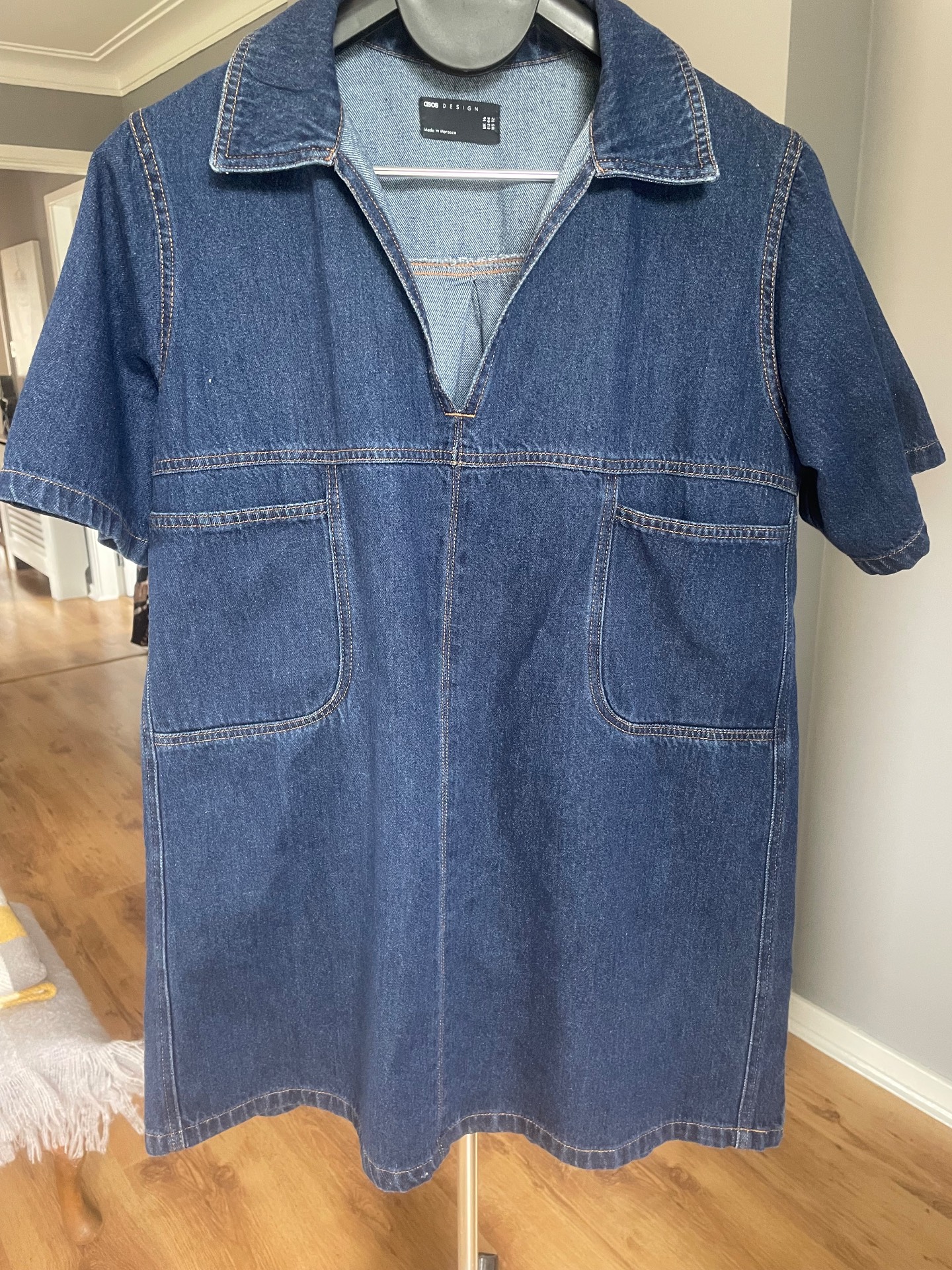 ASOS dark denim dress size 16