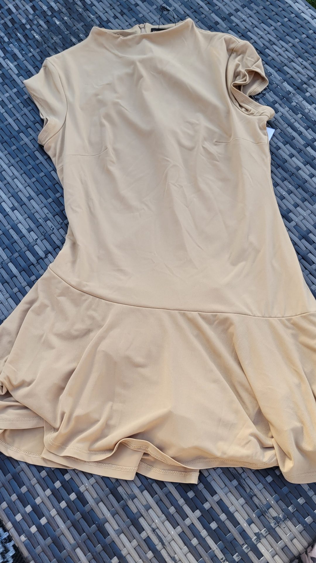 Zara camel mini dress Size S
