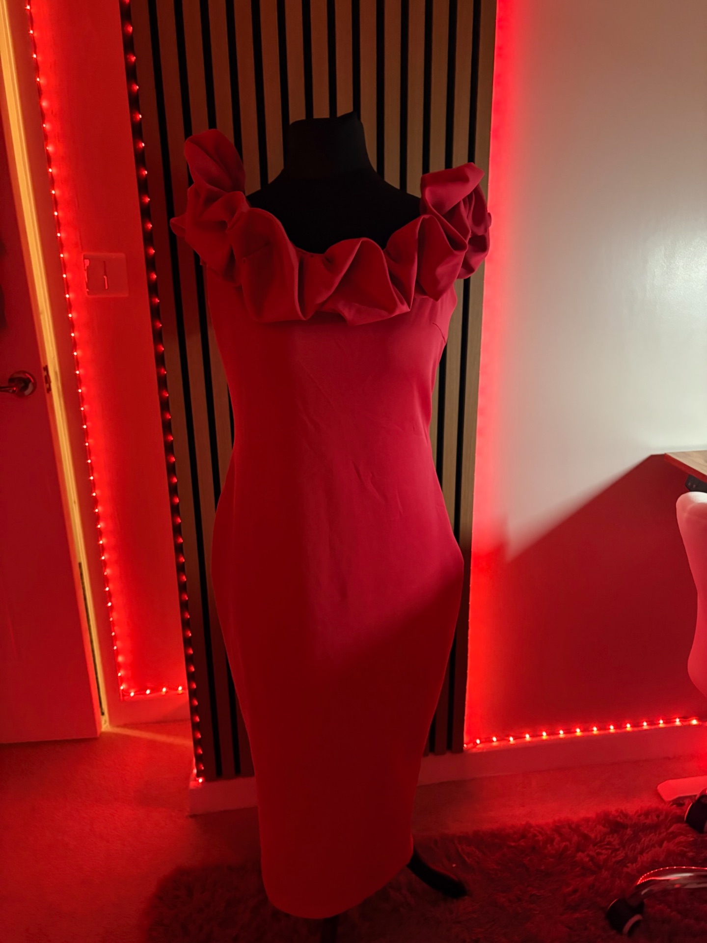 AX Paris gorgeous red ruffle dress