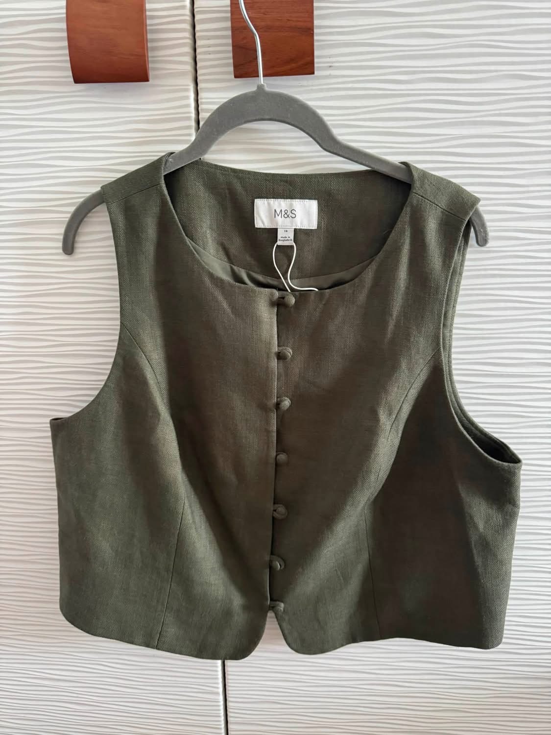 M&S linen waistcoat