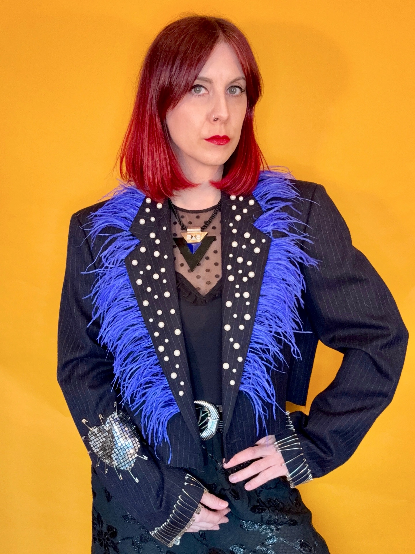 Reworked Vintage Blazer — Pretty Punk Collection