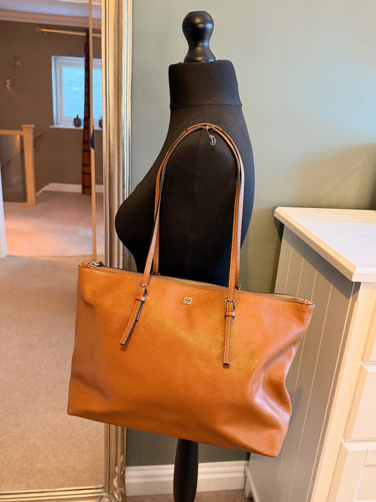 Coccinelle Tan Tote Bag