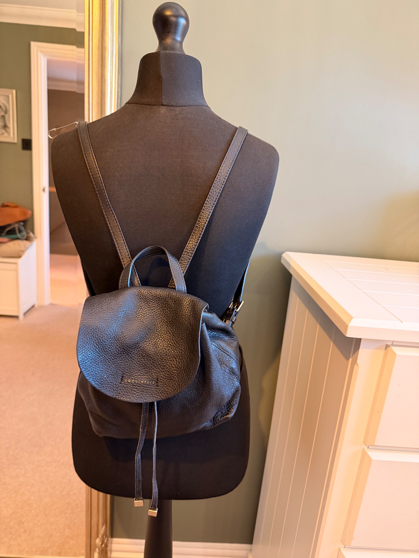 Black Coccinelle Rucksack/Backpack