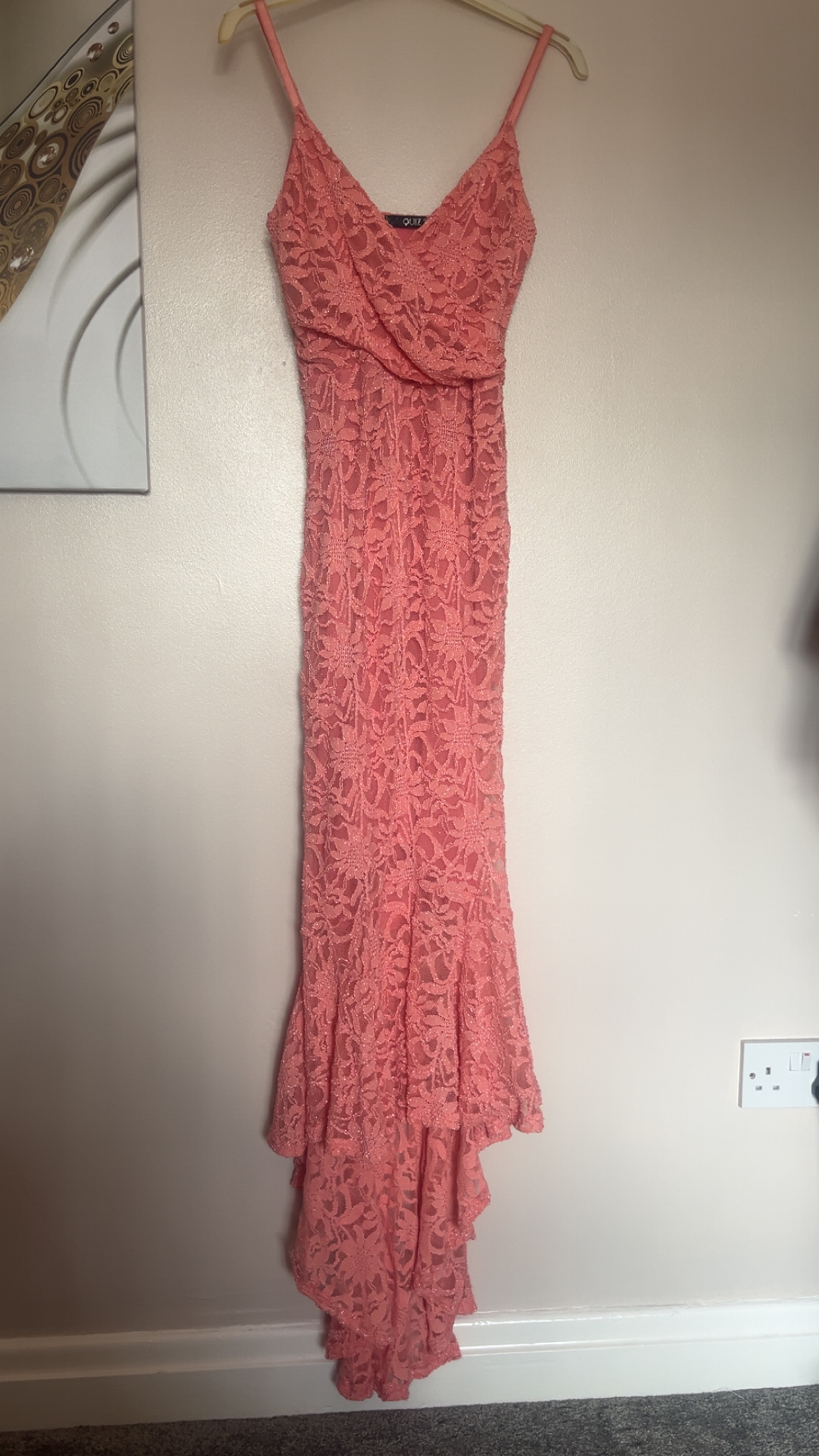 Coral dress