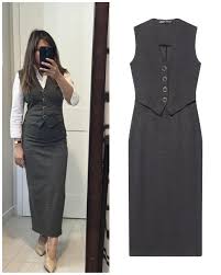 Zara waistcoat dress Zara medium