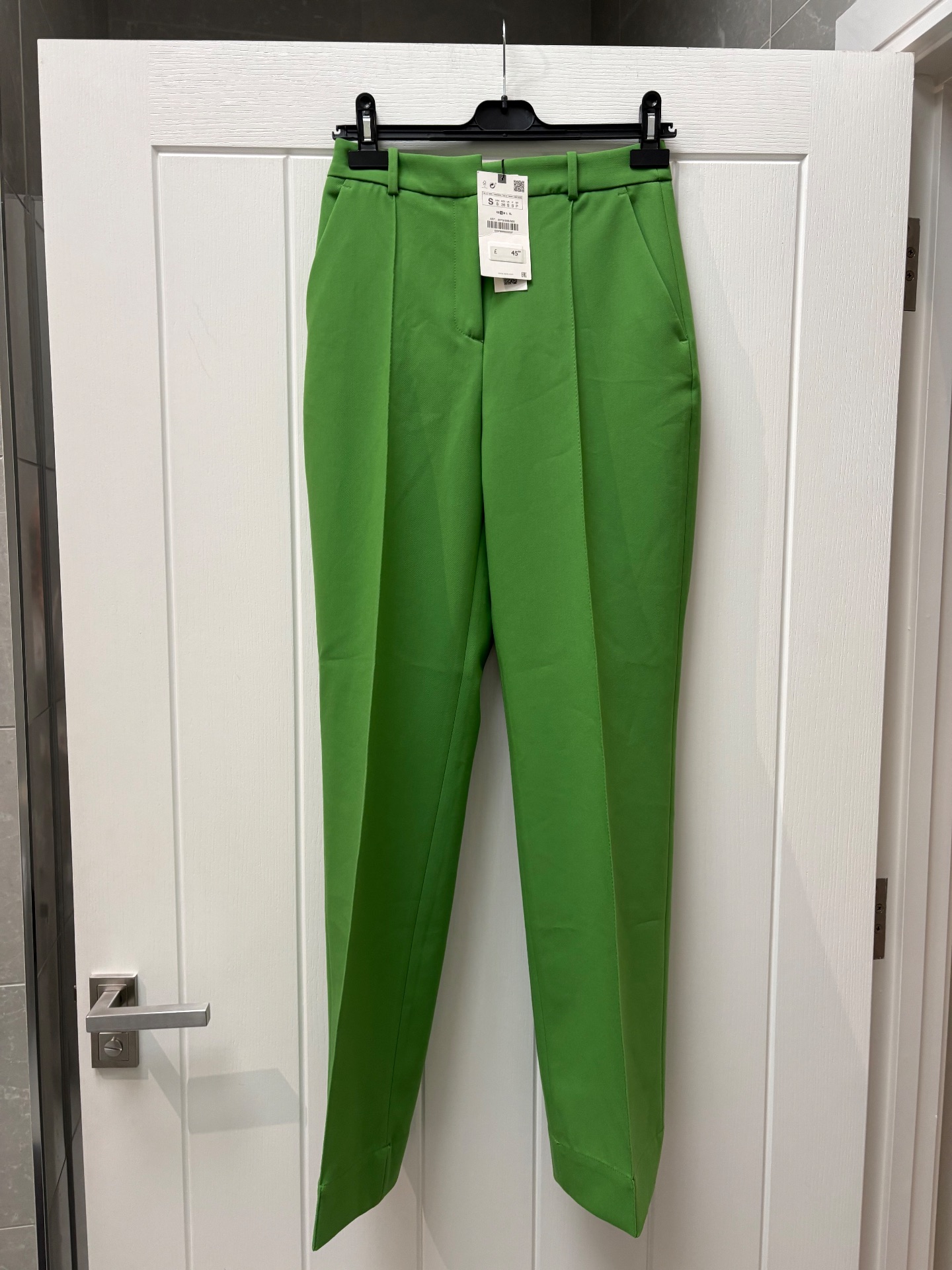 Zara green trousers small