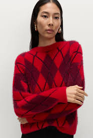 Argyle jumper