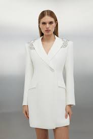 Karen Millen sequin embellished Blazer dress 10