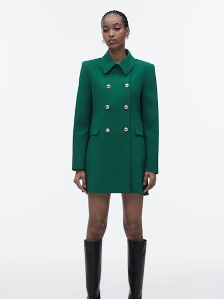 Zara double breasted blazer medium