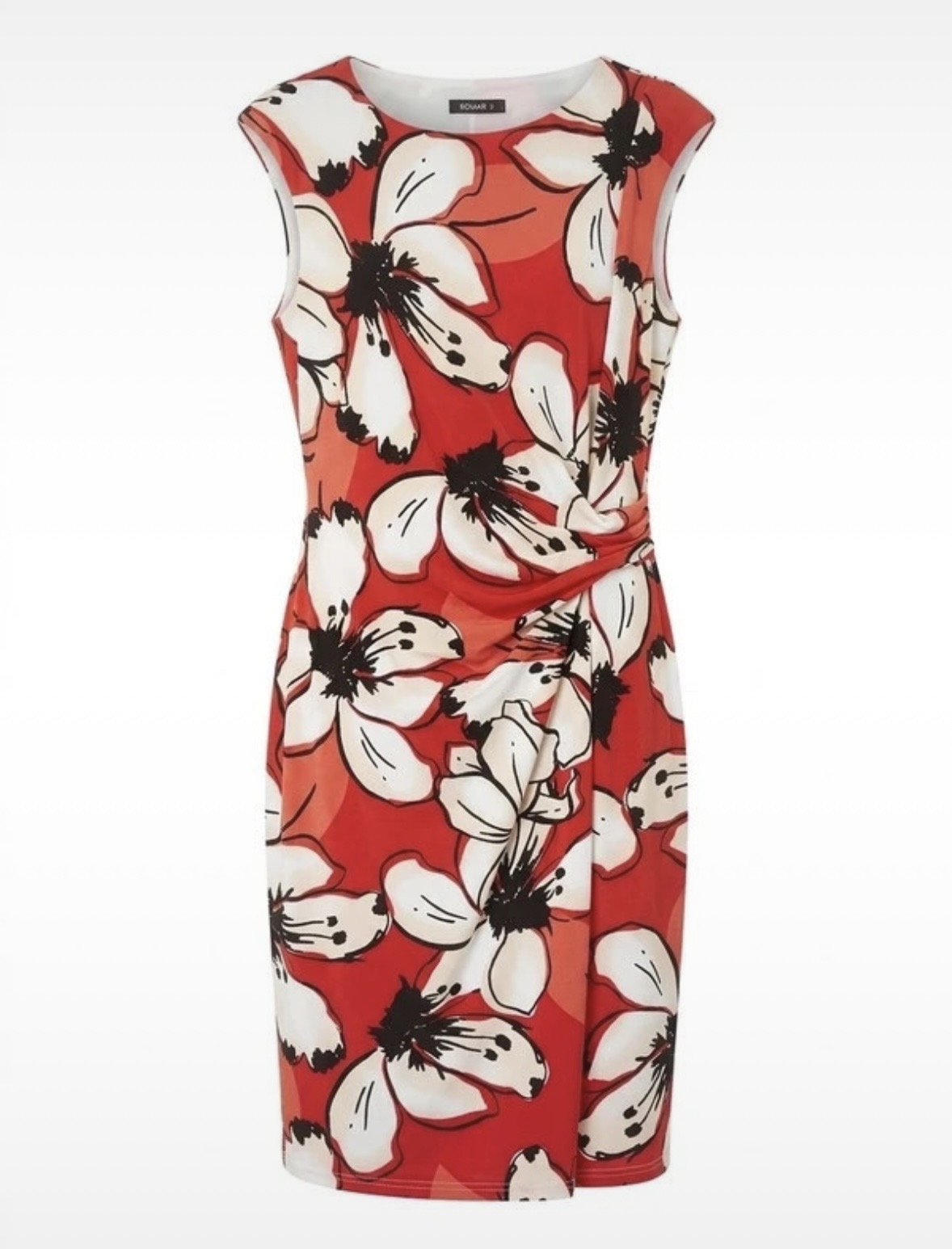 Roman red/white/black dress size 14