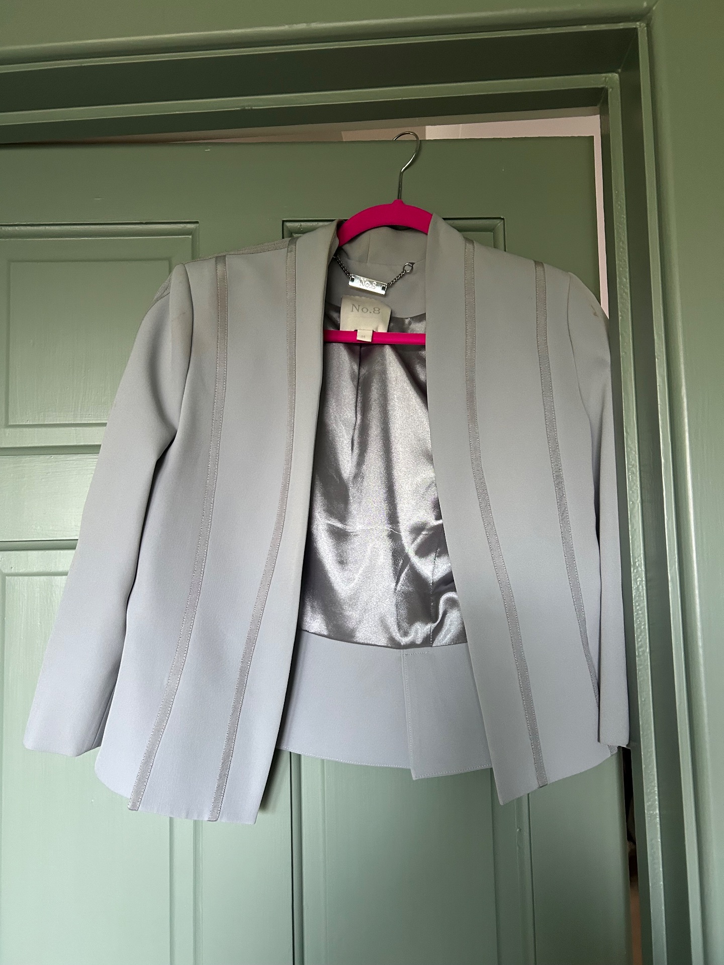 Pale blue jacket