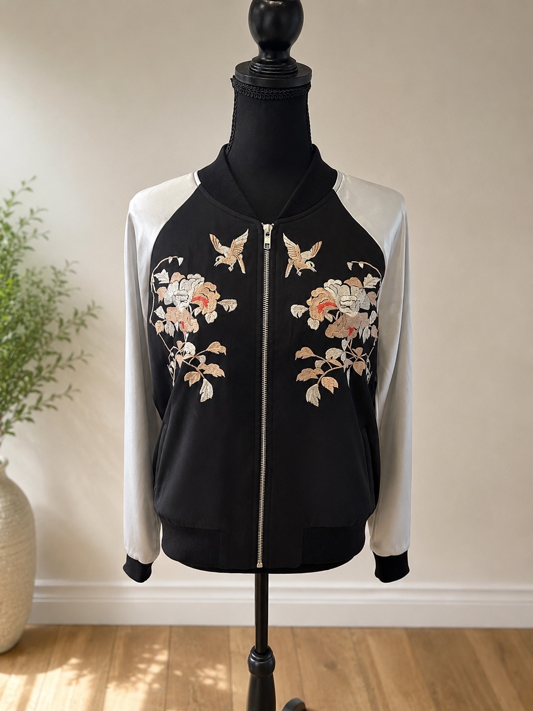 REDTAG Embroidered Bomber Jacket – Brand New With Tags – Size 16 (18 on tags)