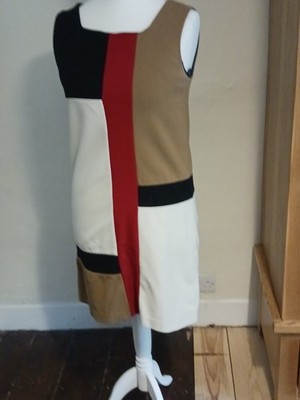 DvF Mondrian mini dress