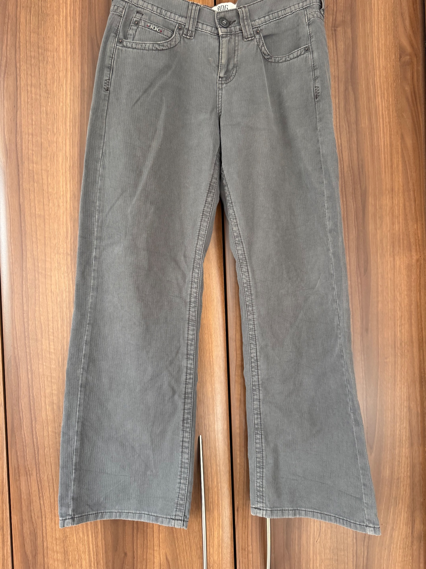 Urban Outfitters grey cord jeans, size 10