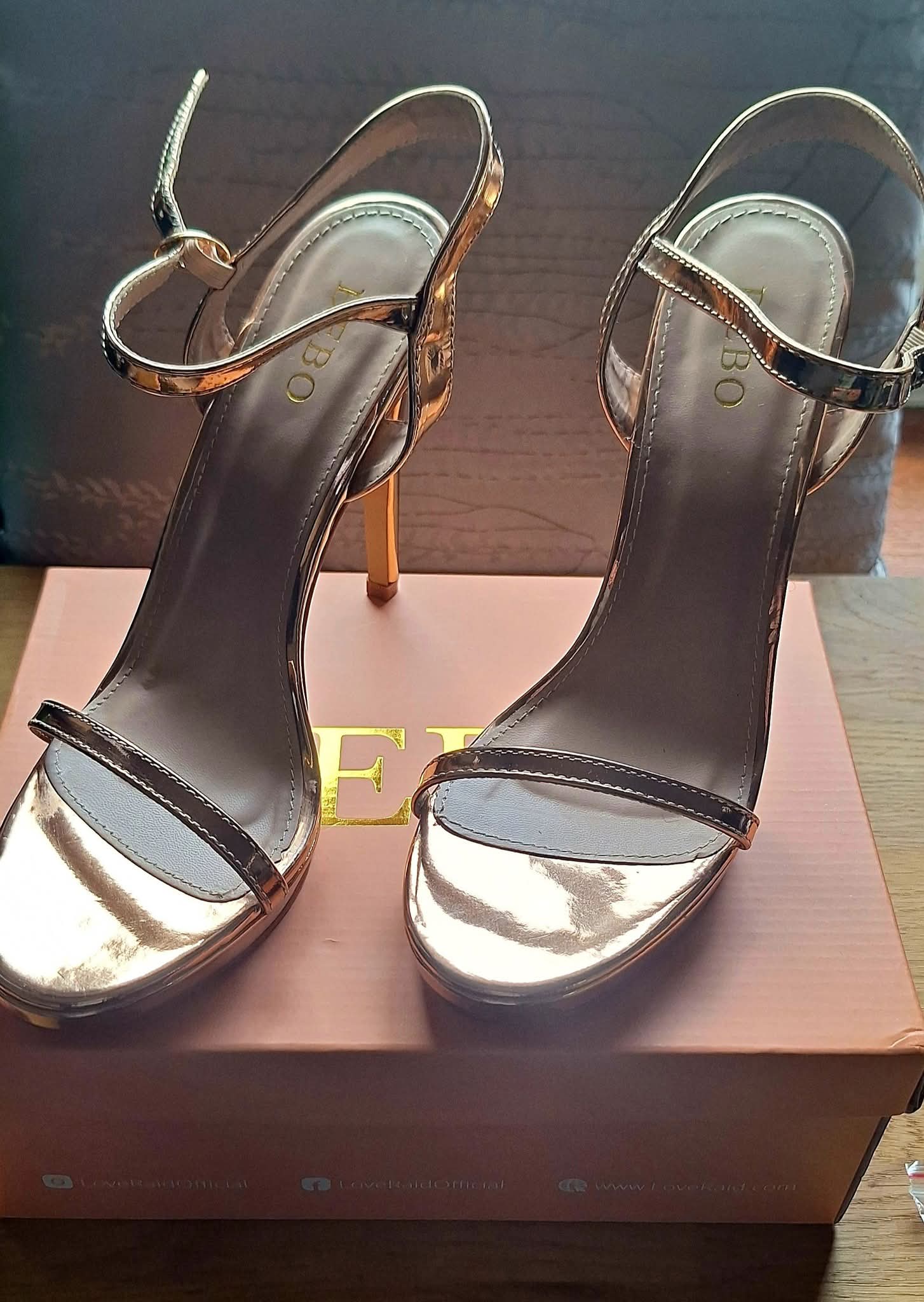 Bebo barely there heels