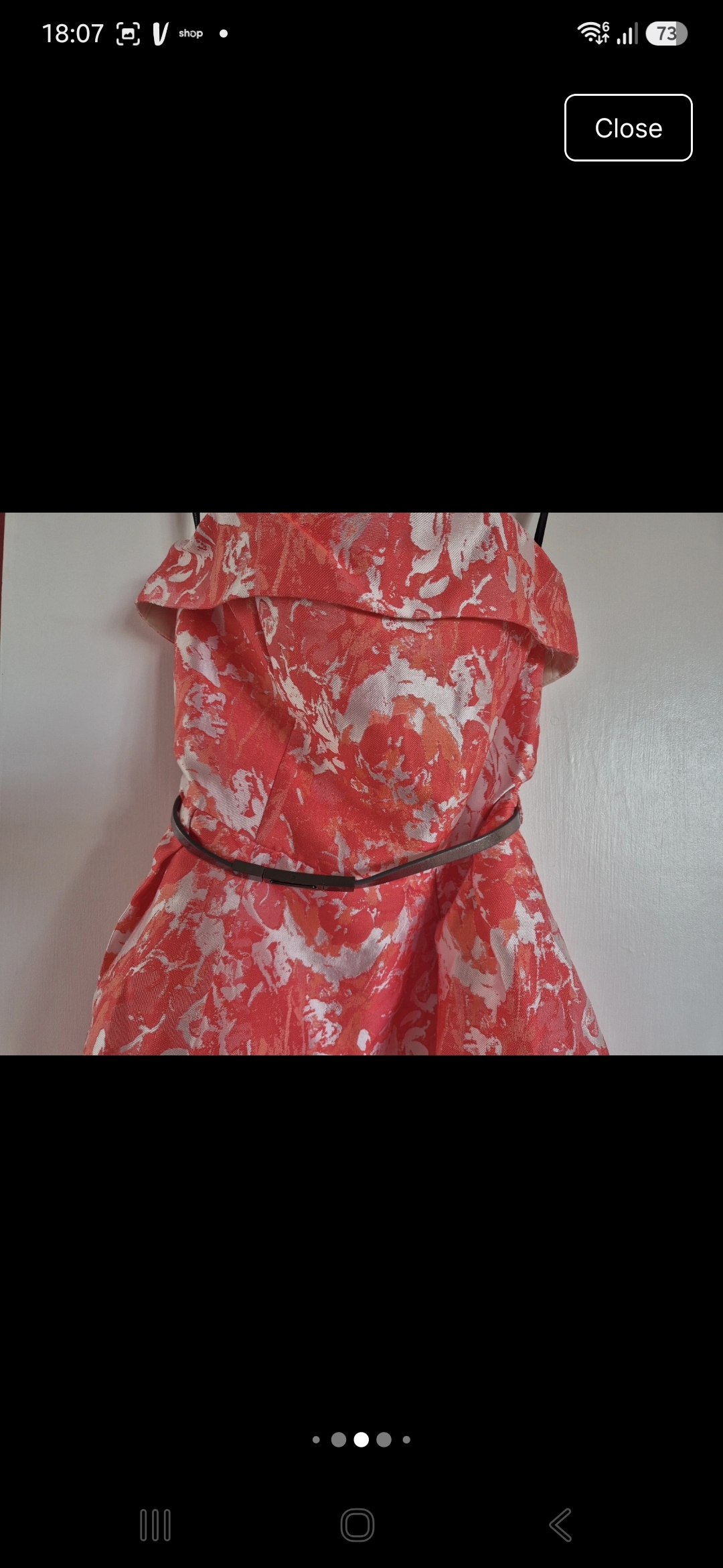 Little Mistress  x Chloe Lewis Strapless Dress.
