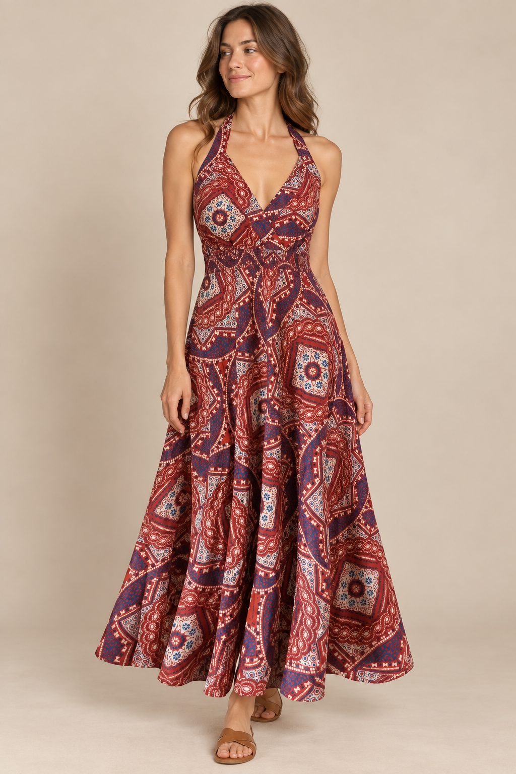 Halterneck Boho dress