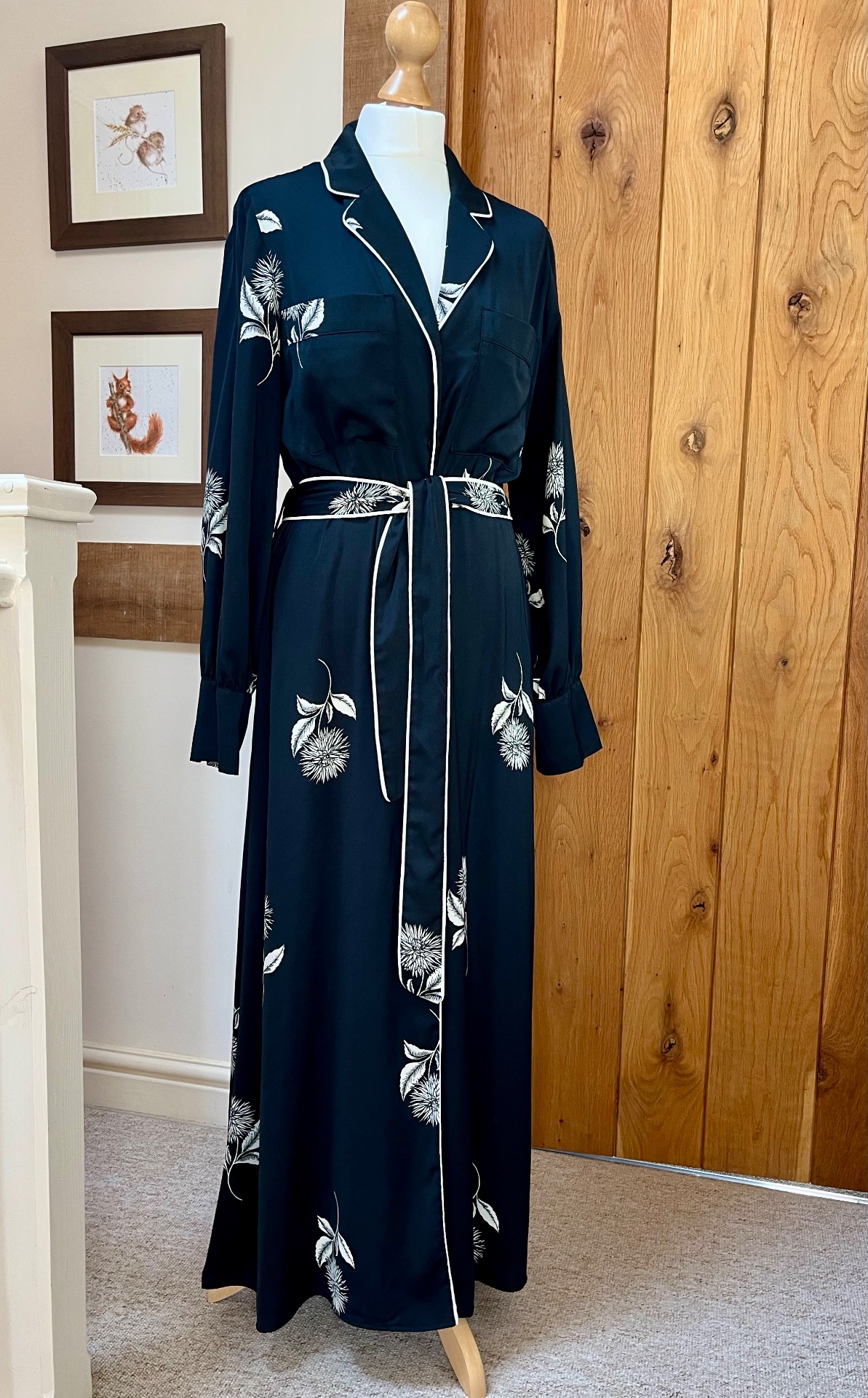 Silky Shirt style dress