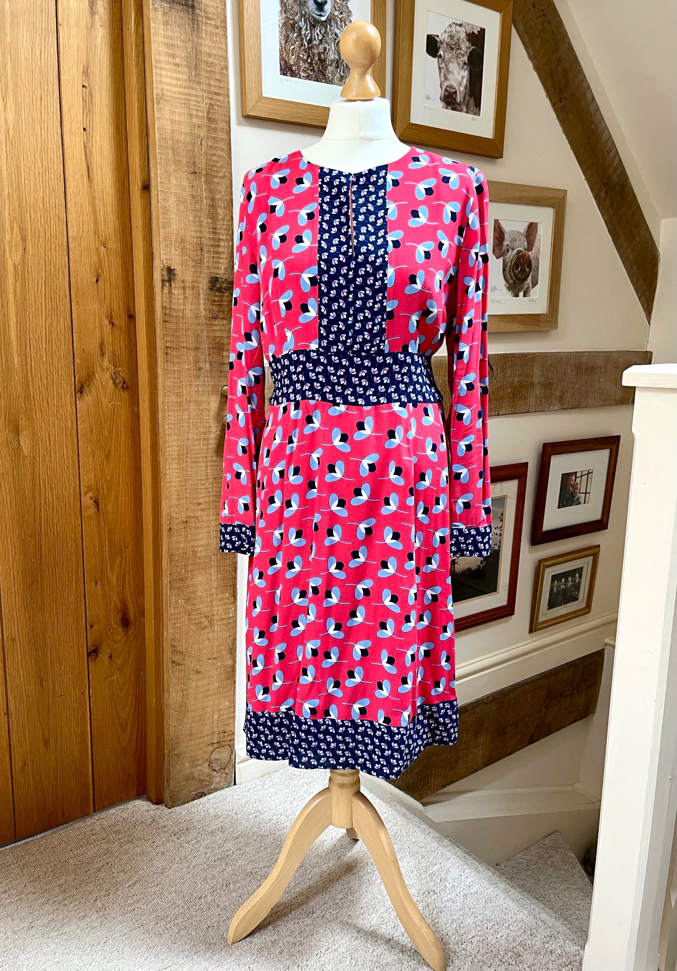 Pink & Blue dress