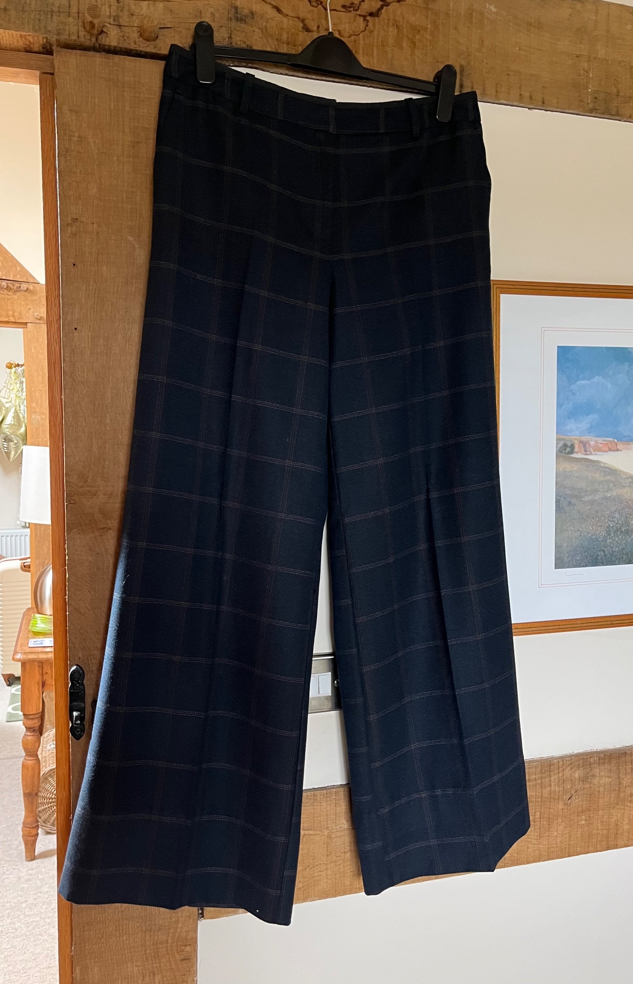 Tartan Wide Legged trousers