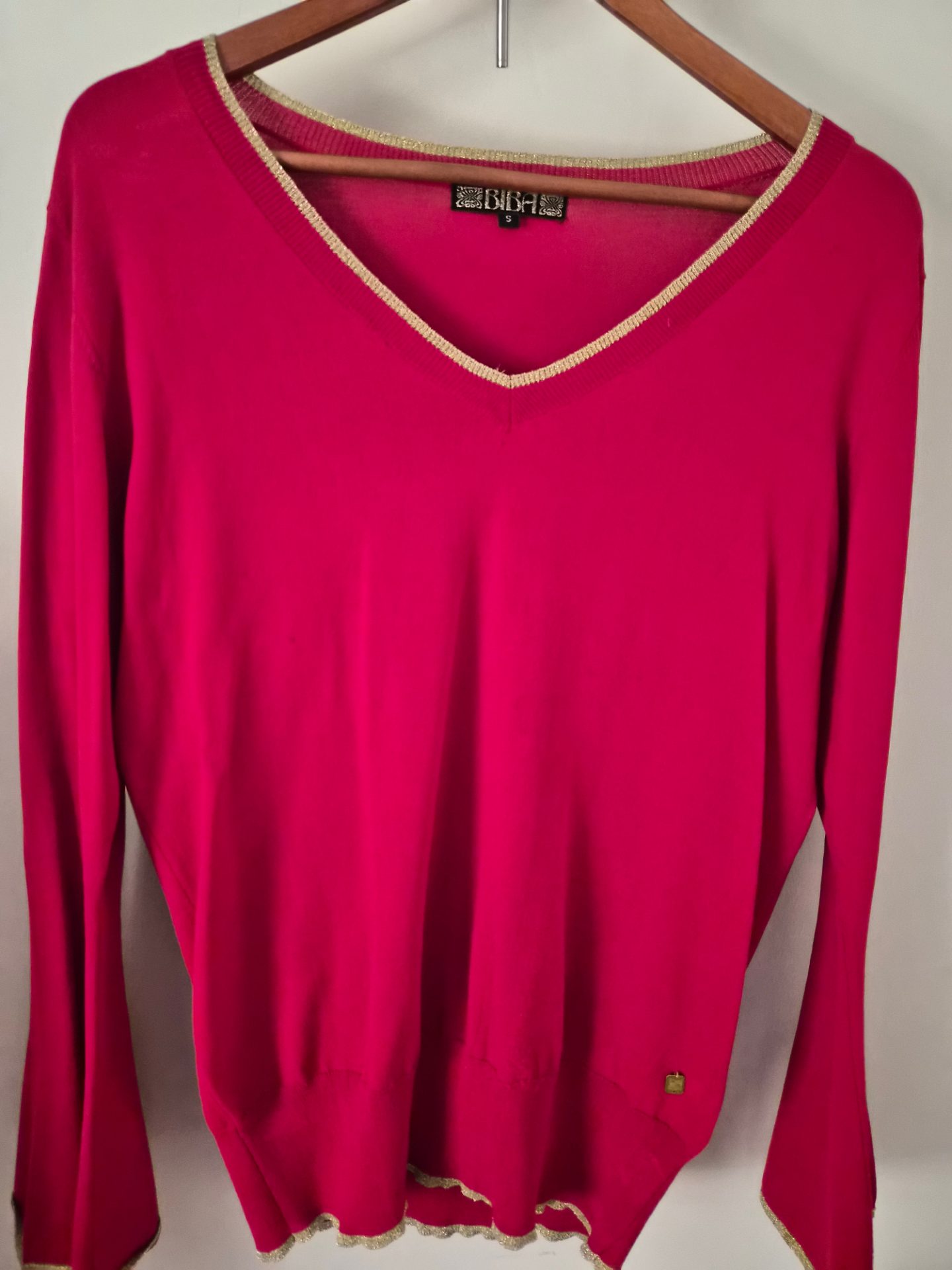 Biba. Size small red jumper
