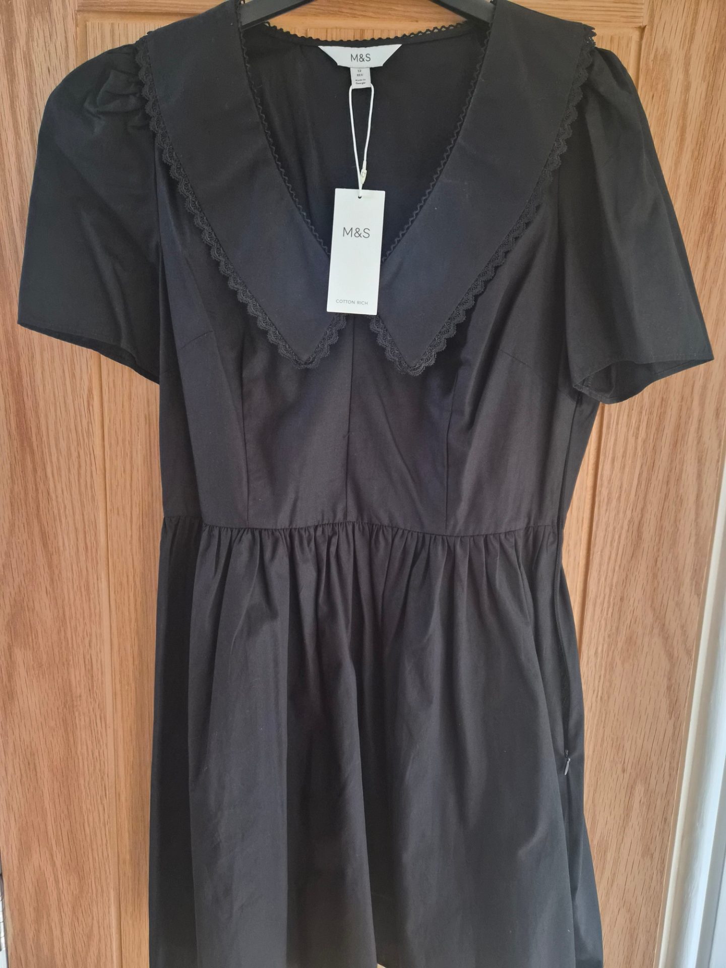 Bnwt. Size 12. Marks and Spencer  black dress