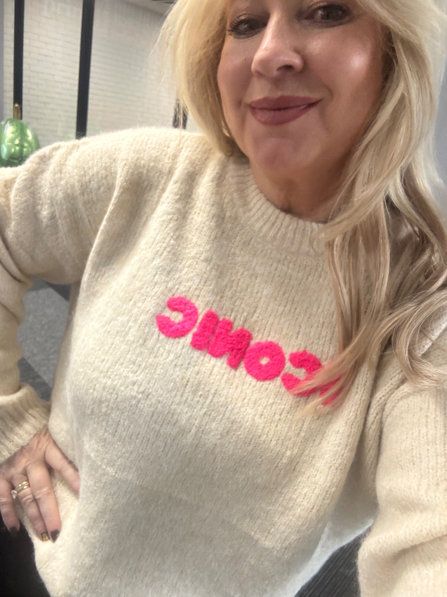 Iconic jumper Cream