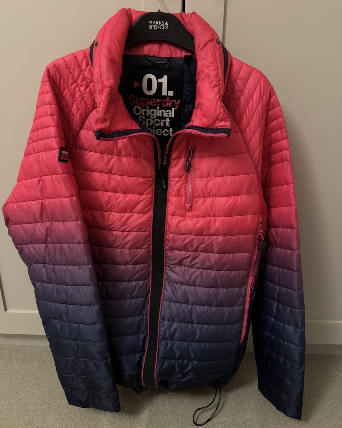 Superdry puffa jacket