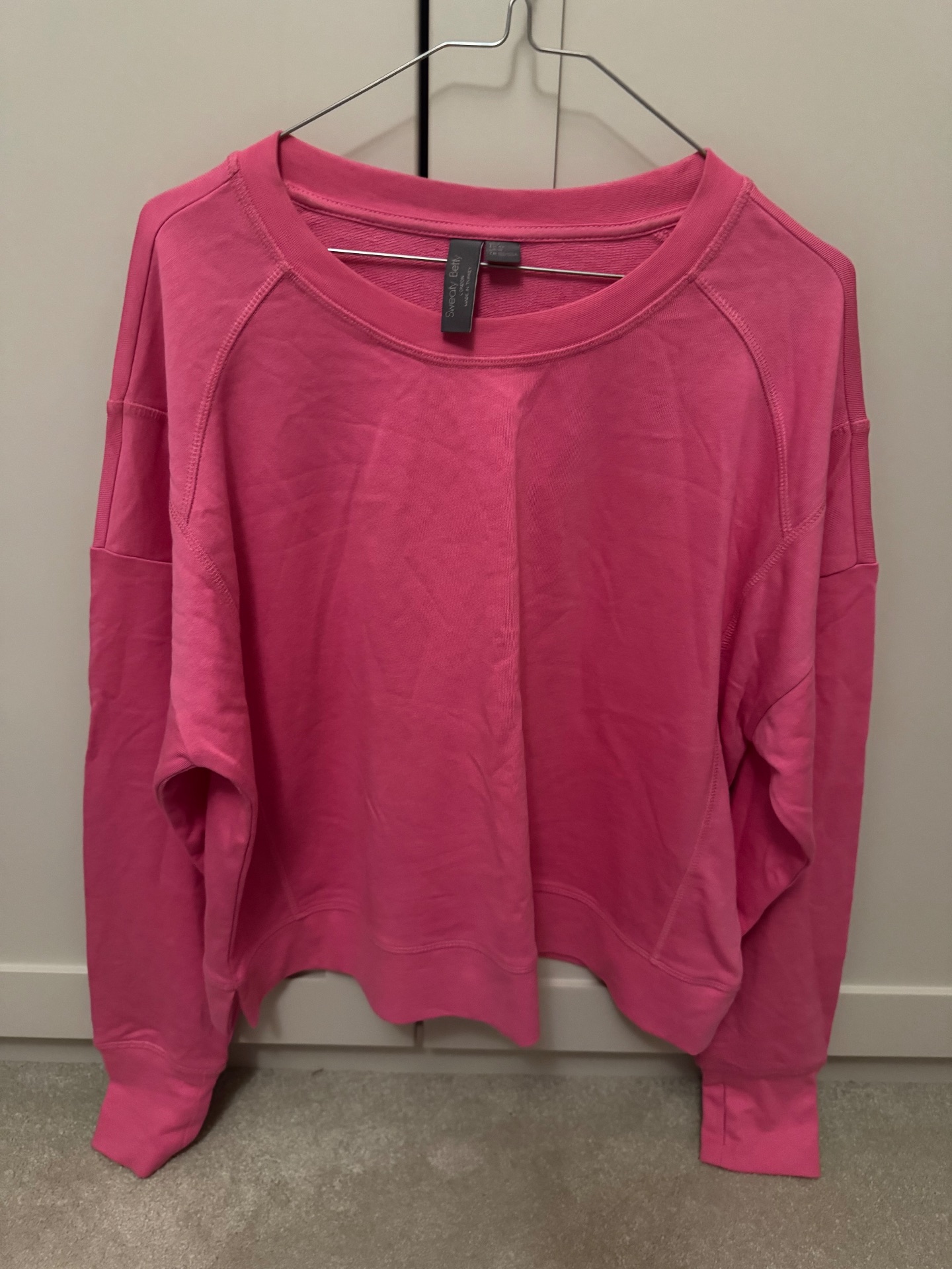 SWEATY BETTY PINK SWEATSHIRT