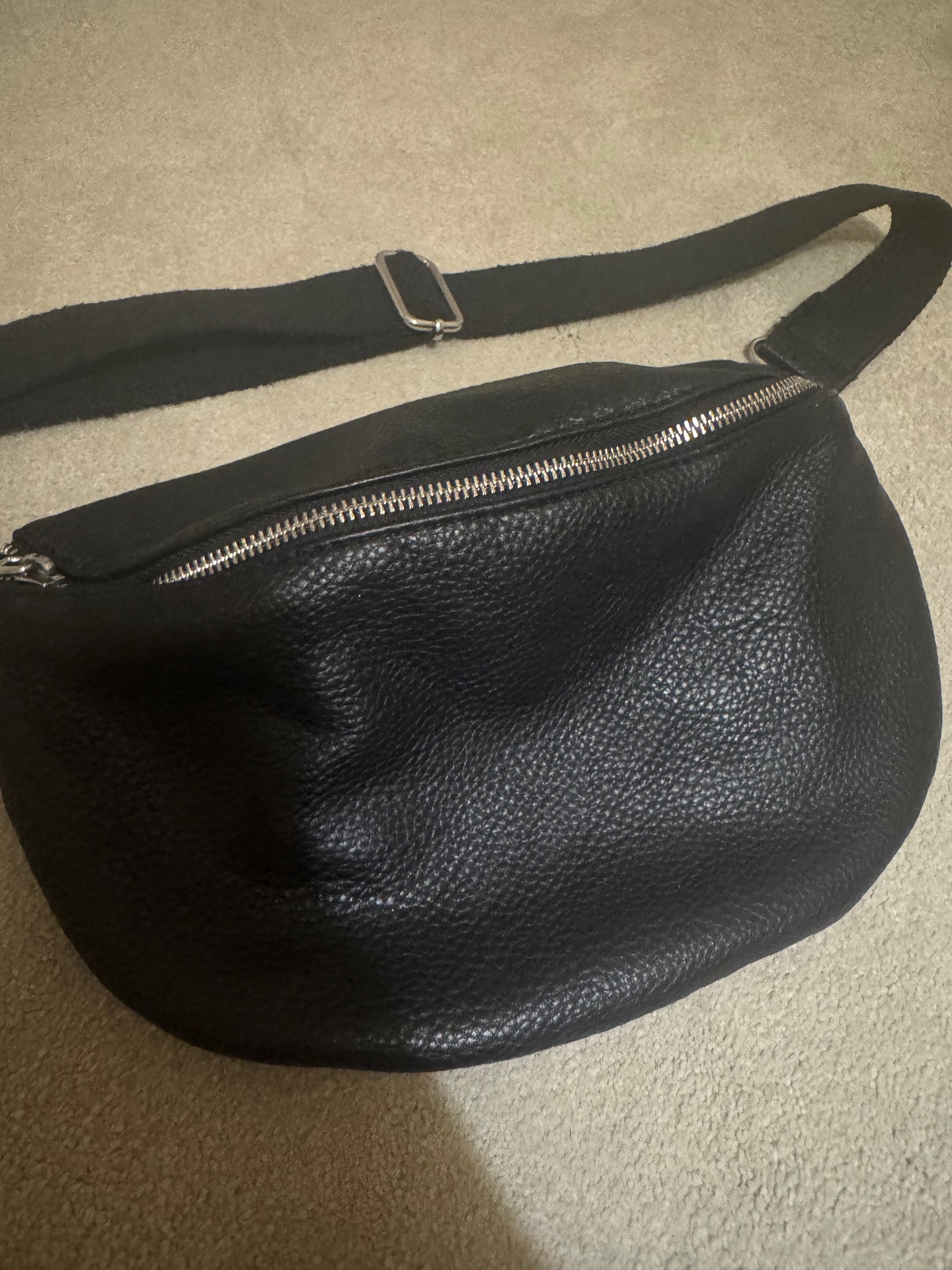 Black bum bag