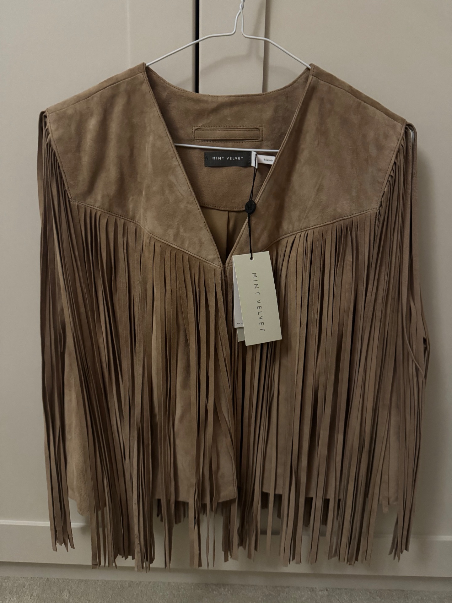 Mint Velvet Suede waistcoat
