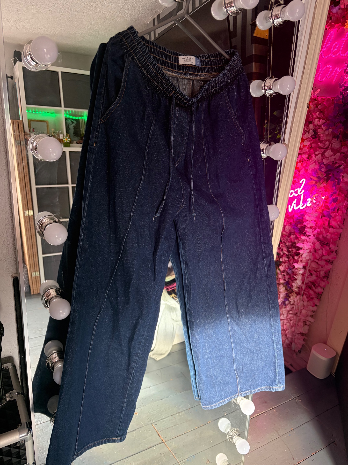 Wide leg jeans size 13